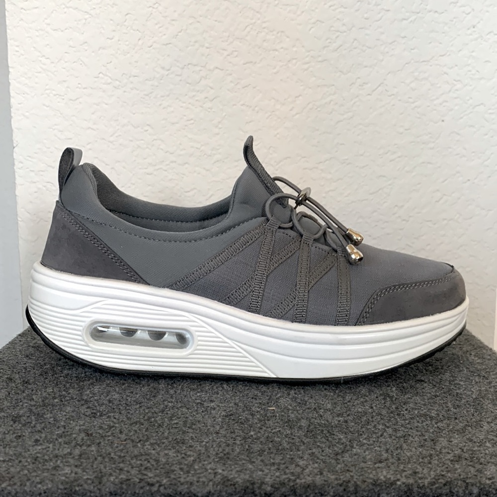 Minika Drawstring Height Increasing Platform Sneakers
